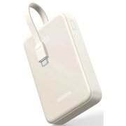 Baterie Externa UGREEN PB521, 20000mAh, 30W, QC + PD, 1 x USB-A - 2 x USB-C, Alba 