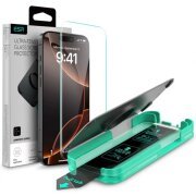 Folie de protectie Ecran ESR Armorite pentru Apple iPhone 16 Pro Max, Sticla Securizata, Full Glue, Neagra