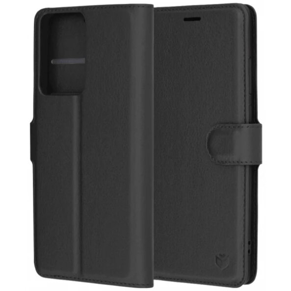 Husa pentru Samsung Galaxy A56 A566, Techsuit, Leather Folio, Neagra 