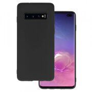Husa pentru Samsung Galaxy S10+ G975, OEM, Matt, Neagra 