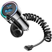 Incarcator Auto Joyroom JR-CL07, 60W, 3.4A, 1 x USB-A - 2 x USB-C, Negru 
