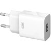 Incarcator Retea XO Design L99, 12W, 2.4A, 1 x USB-A, Alb 