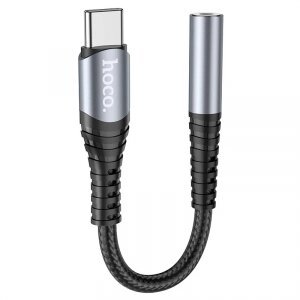 Adaptor Audio 3.5mm - USB-C HOCO LS33, Gri