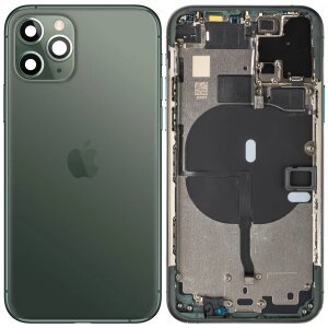 Capac Baterie Apple iPhone 11 Pro, Cu Carcasa Mijloc, Verde (Midnight Green), Swap 