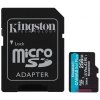 Card Memorie microSDXC Kingston Canvas Go Plus Android A2, 256Gb, Clasa 10 / UHS-1 U3, Cu Adaptor SDCG4/256GB 