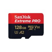 Card Memorie microSDXC SanDisk Extreme Pro, 128Gb, Clasa 10 / UHS-1 U3, Cu Adaptor SDSQXCD-128G-GN6MA 