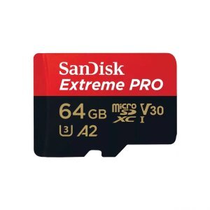 Card Memorie microSDXC SanDisk Extreme Pro, 64Gb, Clasa 10 / UHS-1 U3, Cu Adaptor SDSQXCU-064G-GN6MA 