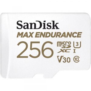 Card Memorie microSDXC SanDisk High Endurance, 256Gb, Clasa 10 / UHS-1 U3, Cu Adaptor SDSQQNR-256G-GN6IA 