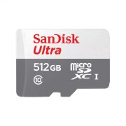 Card Memorie microSDXC SanDisk Ultra, 512Gb, Clasa 10 SDSQUNR-512G-GN3MN 
