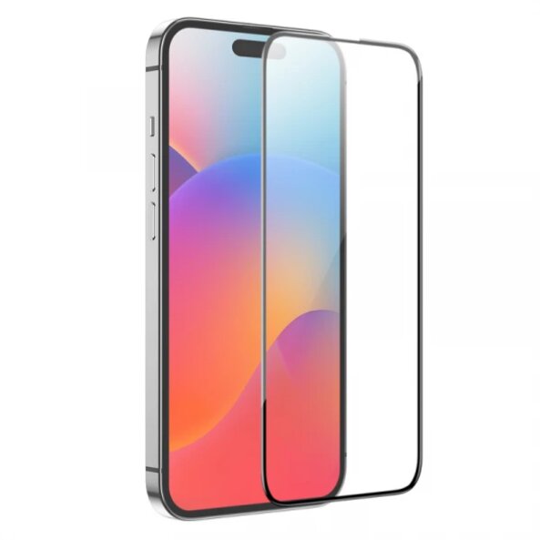 Folie de protectie Ecran HOCO G16 pentru Apple iPhone 15 Pro Max, Sticla Securizata, Full Glue, 5D 