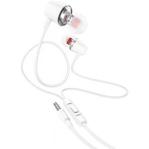 Handsfree 3.5mm HOCO M107, Alb 
