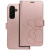 Husa pentru Samsung Galaxy A26 A266, OEM, MEZZO Teddy Bear, Roz Aurie 