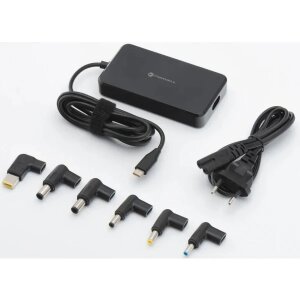 Incarcator Forcell F-Energy E856 pentru Laptop, 65W, Negru 