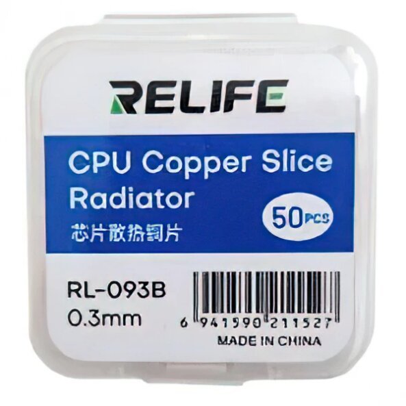 Pad Termoconductor Relife RL-093B, 0.3mm, Set 50 bucati 