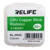 Pad Termoconductor Relife RL-093C, 0.5mm, Set 50 bucati 