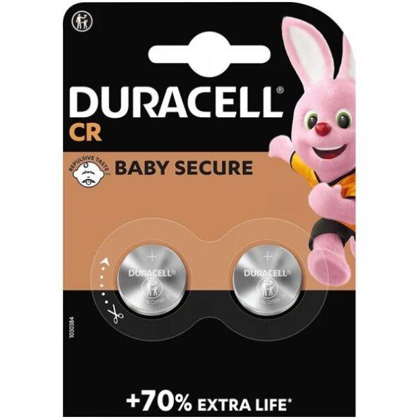 Baterie Duracell, CR2016, Set 2 bucati 