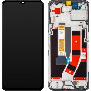 Display cu Touchscreen Oppo A77 5G, cu Rama, Negru, Swap 4130192