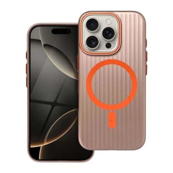 Husa MagSafe pentru Apple iPhone 13, OEM, Simply, Roz Aurie 