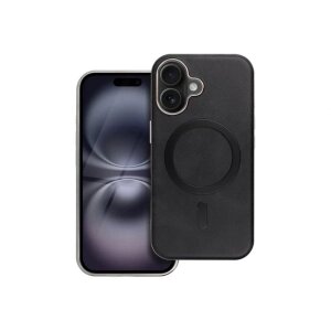 Husa MagSafe pentru Apple iPhone 14 Pro Max, OEM, Gentleman Mag, Neagra 