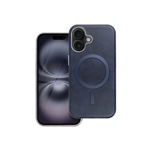 Husa MagSafe pentru Apple iPhone 14 Pro, OEM, Gentleman Mag, Bleumarin 