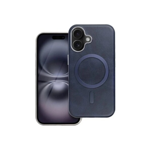 Husa MagSafe pentru Apple iPhone 15 Pro Max, OEM, Gentleman Mag, Bleumarin 
