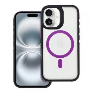 Husa MagSafe pentru Apple iPhone 16, OEM, Neo, Violet 