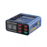Incarcator Statie Sunshine SS-304Q, 30W, 3.5A, 6 x USB-A, Albastru