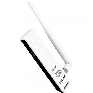 Adaptor Wireless TP-LINK TL-WN722N, 2.4 GHz, 150Mbps, Alb 