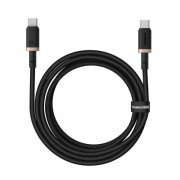 Cablu Date si Incarcare USB-C - USB-C Baseus Dura Series pentru MacBook, 100W, 2m, Auriu - Negru P10377803U01-02 