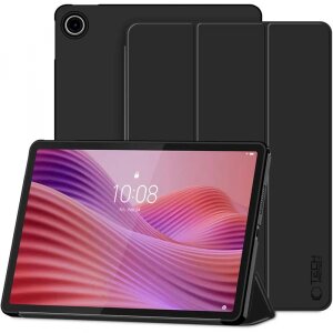 Husa pentru Lenovo Tab 10.1 TB-311, Tech-Protect, SmartCase, Neagra 