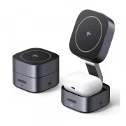 Incarcator Retea Wireless UGREEN W702 3in1, 20W, 1.67A, 1 x USB-C, Negru 