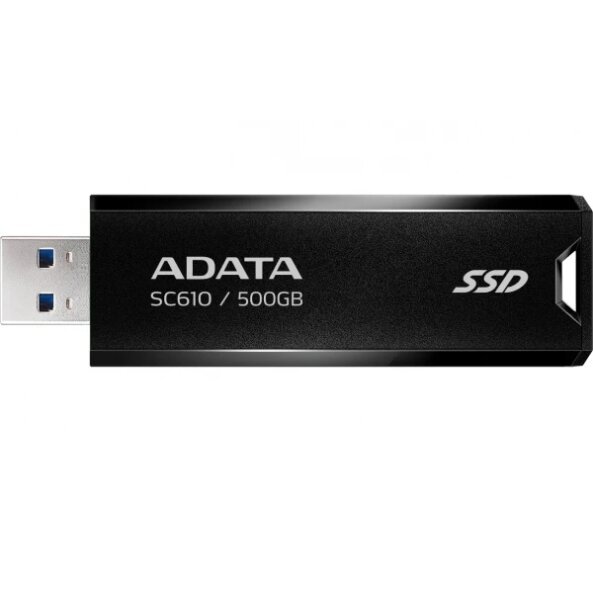 Memorie Externa USB-A 3.1 Adata SC610, 500Gb SC610-500G-CBK/RD-SSD 