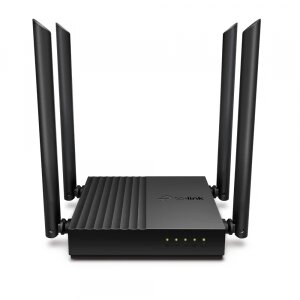 Router Wireless TP-LINK Archer C64, Dual Band, 1200Mbps, Wi-Fi 5, Negru