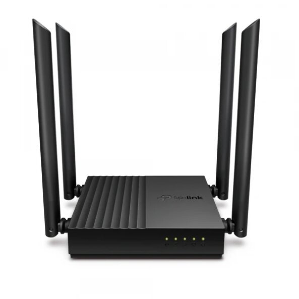 Router Wireless TP-LINK Archer C64, Dual Band, 1200Mbps, Wi-Fi 5, Negru