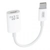 Adaptor Date si Incarcare USB-C - Lightning XO Design NB-R268A, 27W, 0.12m, Alb 