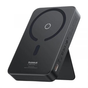 Baterie Externa Wireless Baseus MagPro Magnetic PPCXZ05, 5000mAh, 20W, PD + FQI, 1 x QI - 1 x USB-C, Neagra P10064101123-00 