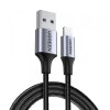 Cablu Date si Incarcare USB-A - Lightning UGREEN US199, 18W, 1m, Gri 