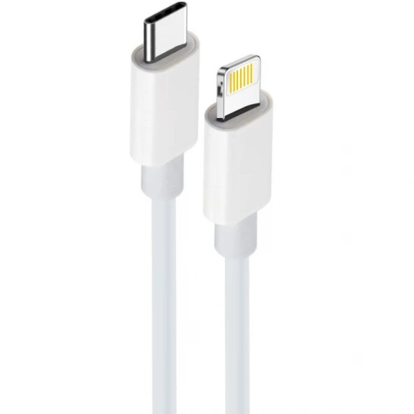 Cablu Date si Incarcare USB-C - Lightning MaXlife MXUC-05, 20W, 1m, Alb 