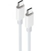 Cablu Date si Incarcare USB-C - USB-C MaXlife MXUC-05, 60W, 1m, Alb 