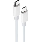 Cablu Date si Incarcare USB-C - USB-C MaXlife MXUC-05, 60W, 1m, Alb 