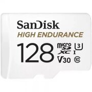 Card Memorie microSDXC SanDisk High Endurance, 128Gb, Clasa 10 / UHS-1 U3, Cu Adaptor SDSQQNR-128G-GN6IA 