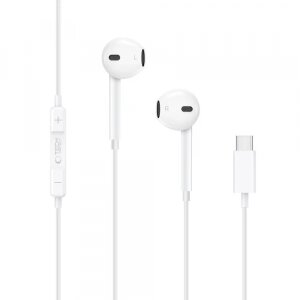 Handsfree USB-C Tech-Protect Ultraboost Core, Alb 