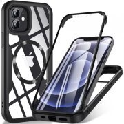 Husa MagSafe pentru Apple iPhone 11, Techsuit, ColorVerse 360, Neagra