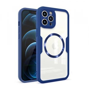 Husa MagSafe pentru Apple iPhone 12 Pro Max, Techsuit, ColorVerse 360, Albastra