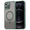 Husa MagSafe pentru Apple iPhone 12 Pro Max, Techsuit, HaloFrost II, Verde
