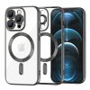 Husa MagSafe pentru Apple iPhone 12 Pro Max, Techsuit, Luxury Crystal, Neagra