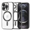 Husa MagSafe pentru Apple iPhone 12 Pro, Techsuit, Luxury Crystal, Neagra