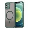 Husa MagSafe pentru Apple iPhone 12, Techsuit, HaloFrost II, Verde