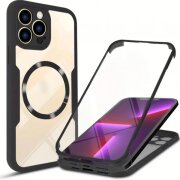 Husa MagSafe pentru Apple iPhone 13 Pro Max, Techsuit, ColorVerse 360, Neagra