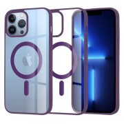 Husa MagSafe pentru Apple iPhone 13 Pro Max, Techsuit, Pro, Mov